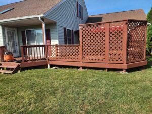 Deck Painting in Lancaster NY - Rust Oleum 6x Review