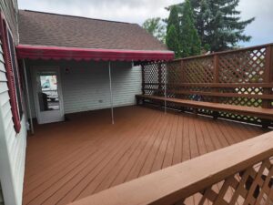 Deck Painting in Lancaster NY - Rust Oleum 6x Review