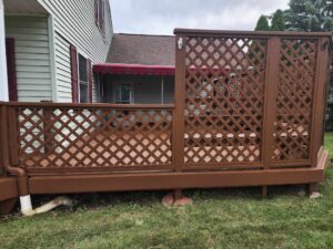 Deck Painting in Lancaster NY - Rust Oleum 6x Review