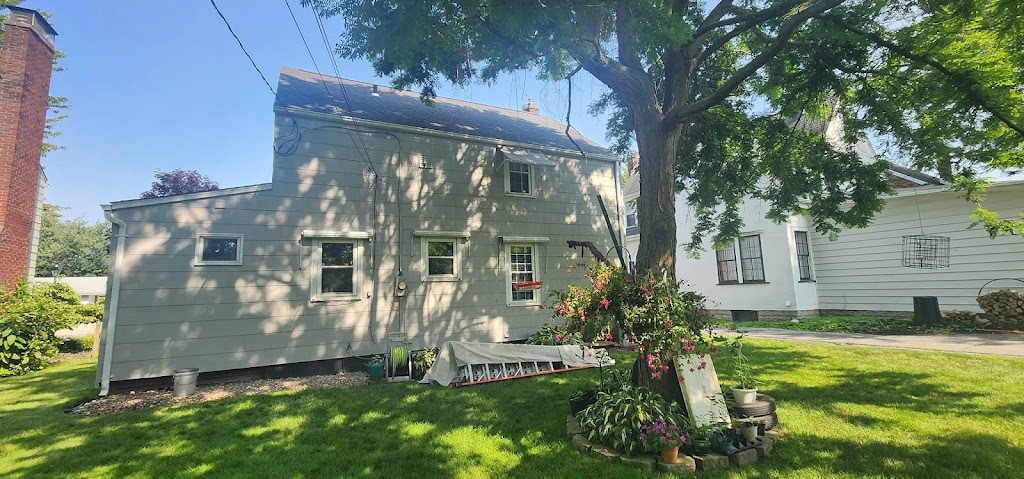 newly painted back of home in Amherst NY