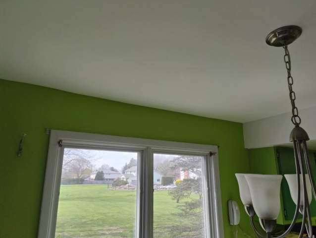 Kitchen Ceiling water damage repaired