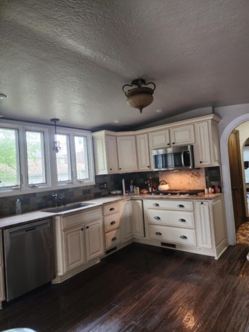 Kitchen Ceiling repair & Painting - Amherst NY