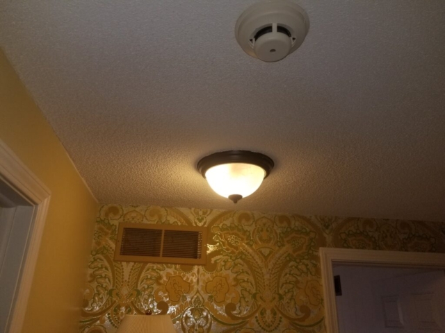 Ceiling Repair Before and After