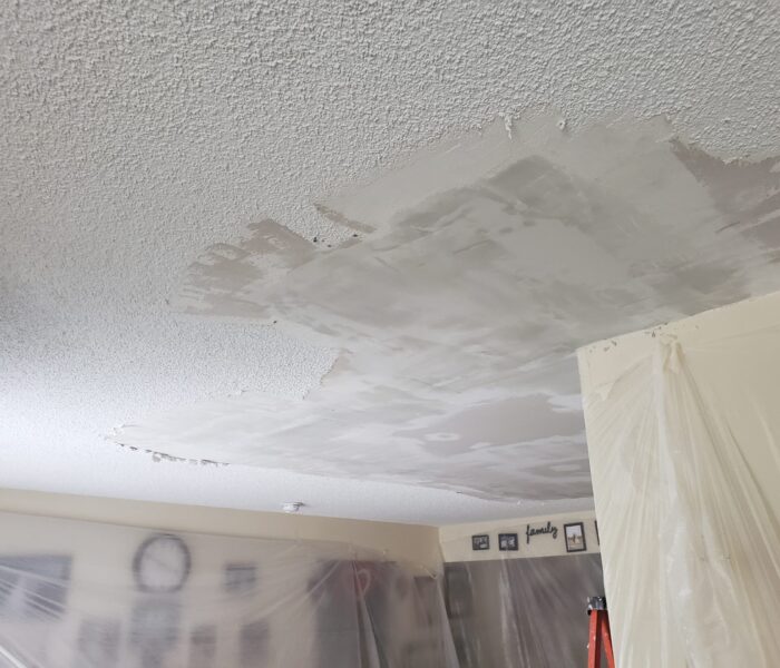 popcorn ceiling repair