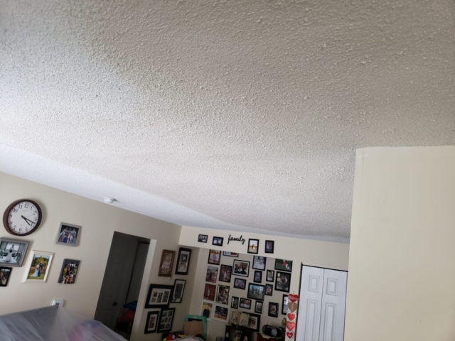 Ceiling Repair Before and After