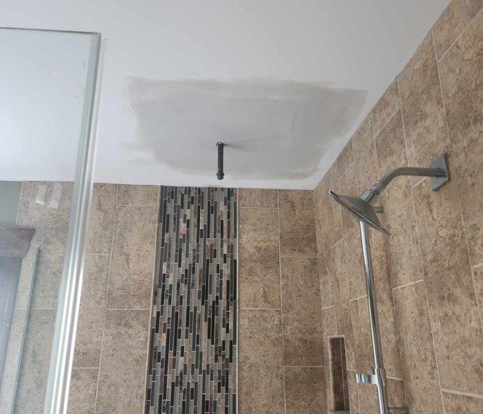 Bathroom ceiling repair