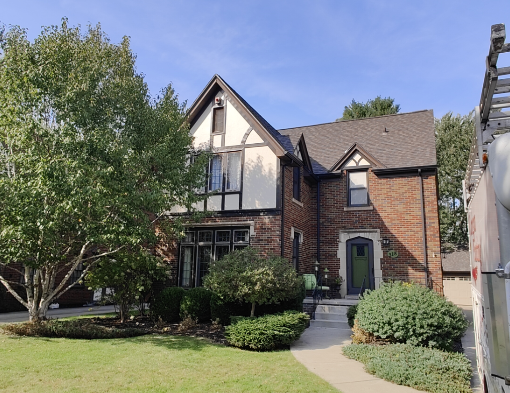 Painting a Tudor Home in Kenmore - Last Exterior House Painting of 2024!