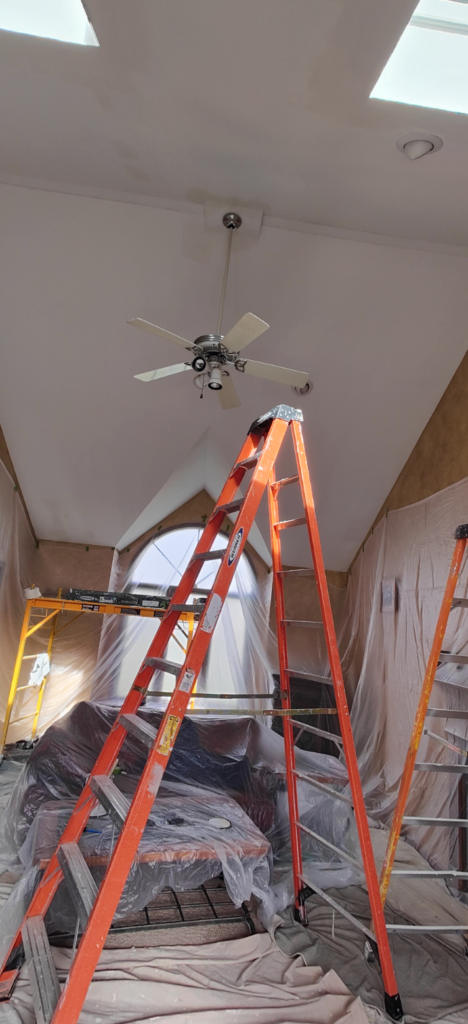 Ceiling repairs