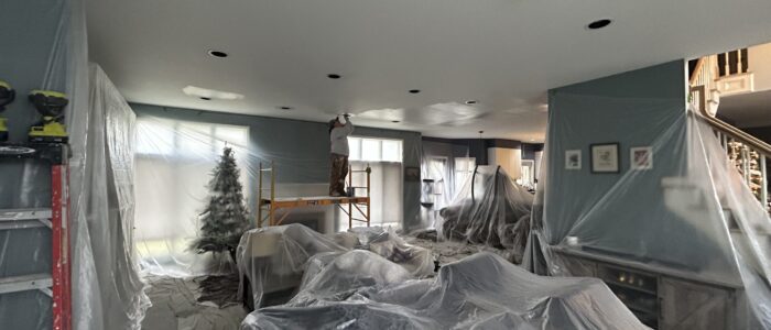 How a ceiling repair saved Christmas in East Amherst