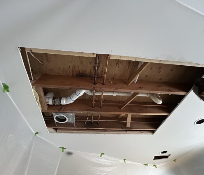 ceiling hole