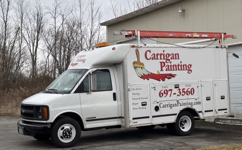 Carrigan Painting's Service Directory 4 work truck