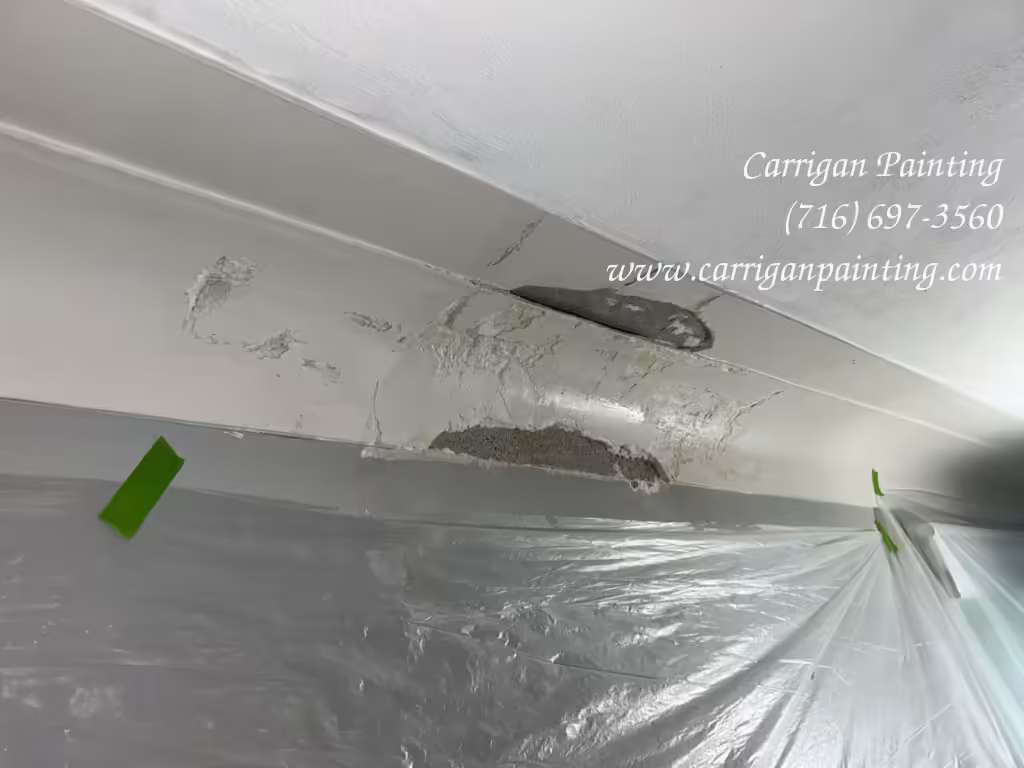 Plaster Cornice Restoration in Orchard Park NY.