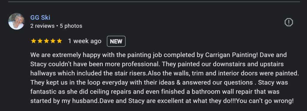 Interior Painting and Patching in Willow Ridge Estates Amherst NY