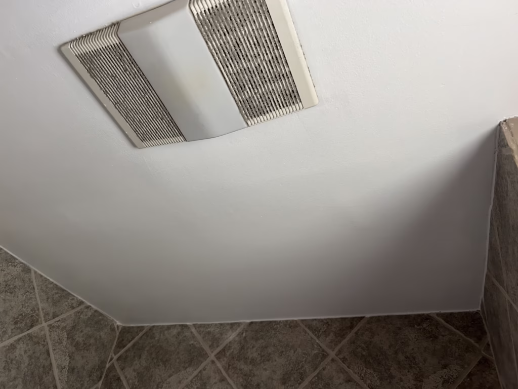 Bathroom Ceiling Repair in Williamsville 9 Painted bathroom ceiling repair in Williamsville NY 14221