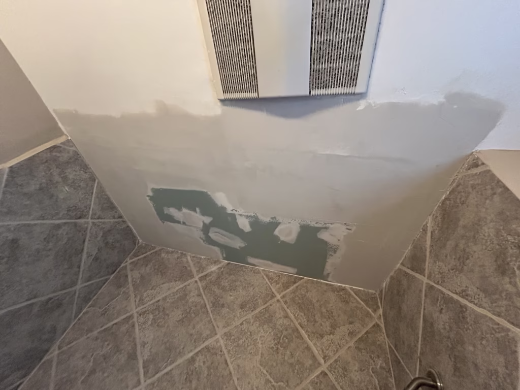 Bathroom Ceiling Repair in Williamsville 6 Finished bathroom ceiling repair in Williamsville NY 14221