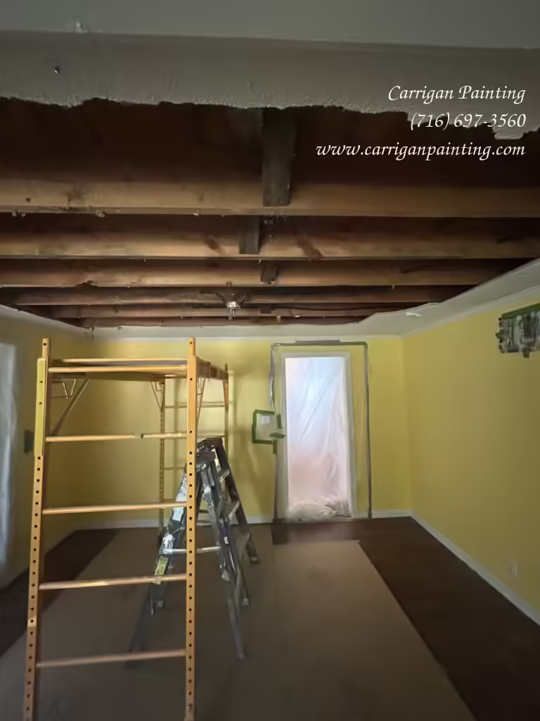 Emergency ceiling repair in Williamsville NY 14221 by Carrigan Painting