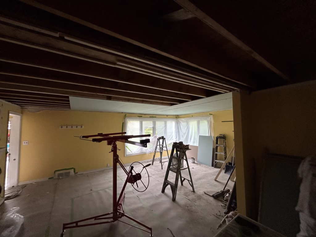 🛠️ Emergency Ceiling Repair: Installing a New Ceiling in Williamsville – Part II 6 🛠️ Emergency Ceiling Repair: Installing a New Ceiling in Williamsville – Part II