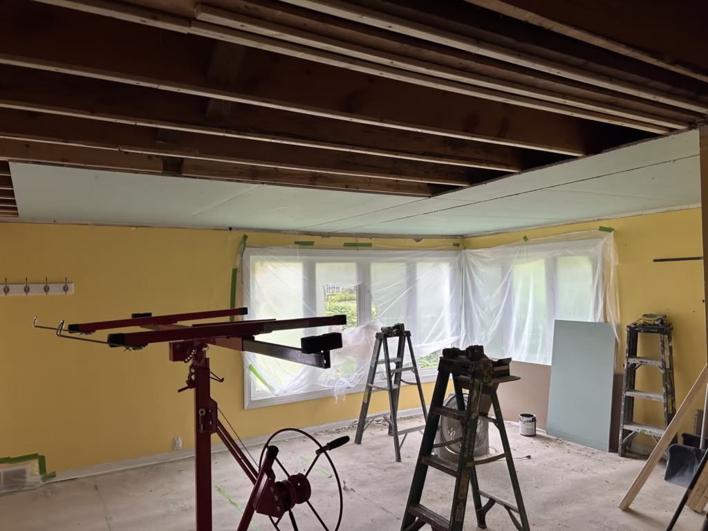 🛠️ Emergency Ceiling Repair: Installing a New Ceiling in Williamsville – Part II 7 🛠️ Emergency Ceiling Repair: Installing a New Ceiling in Williamsville – Part II