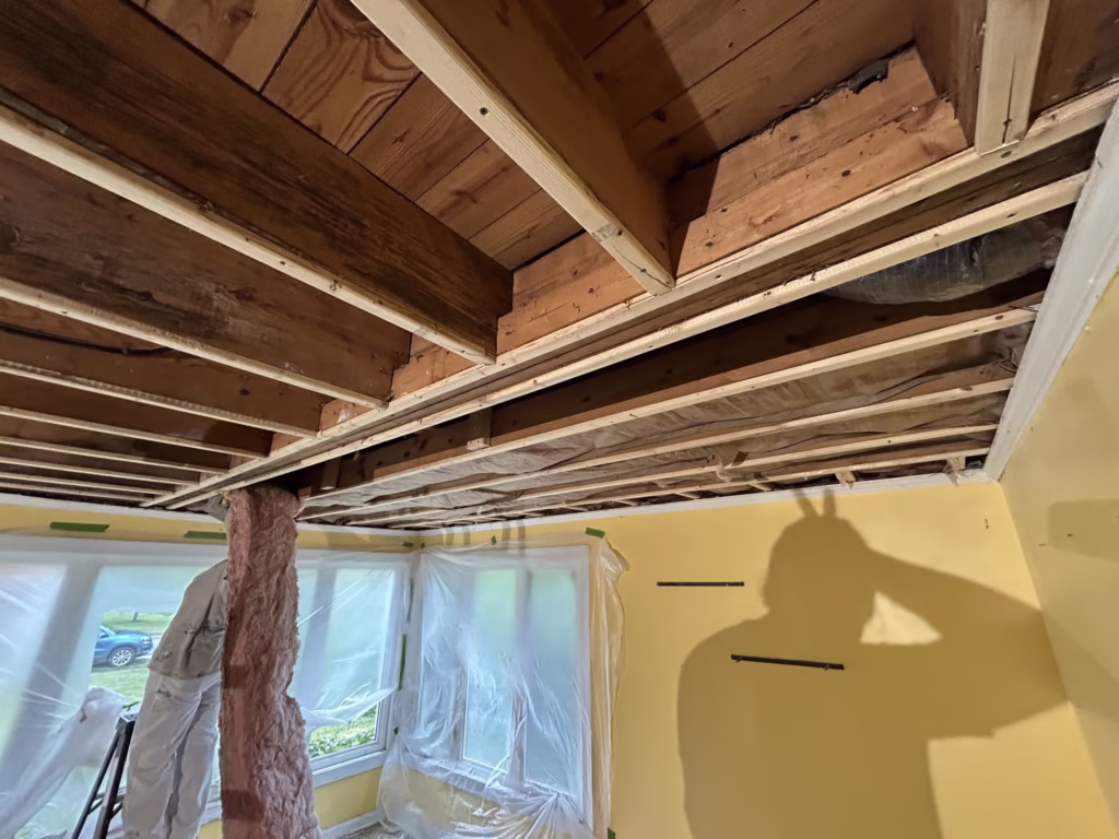 🛠️ Emergency Ceiling Repair: Installing a New Ceiling in Williamsville – Part II 5 🛠️ Emergency Ceiling Repair: Installing a New Ceiling in Williamsville – Part II
