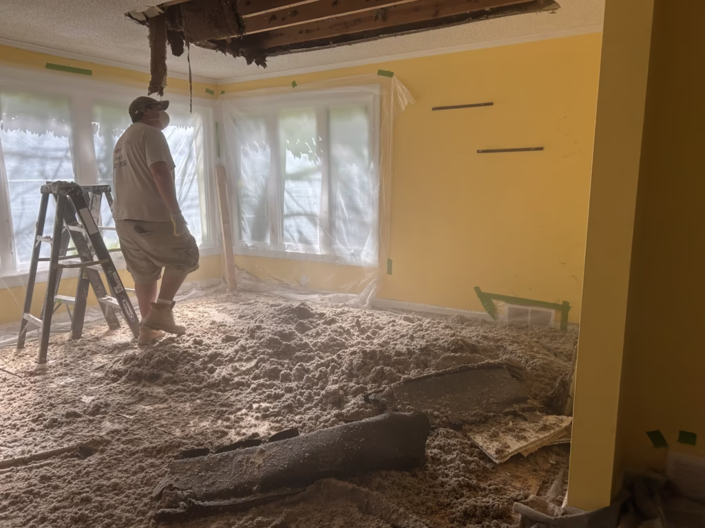 Emergency Ceiling Repair in Williamsville – Part I