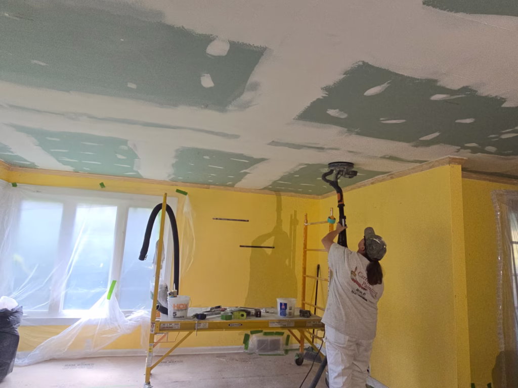 🛠️ Emergency Ceiling Repair: Installing a New Ceiling in Williamsville – Part II 12 🛠️ Emergency Ceiling Repair: Installing a New Ceiling in Williamsville – Part II