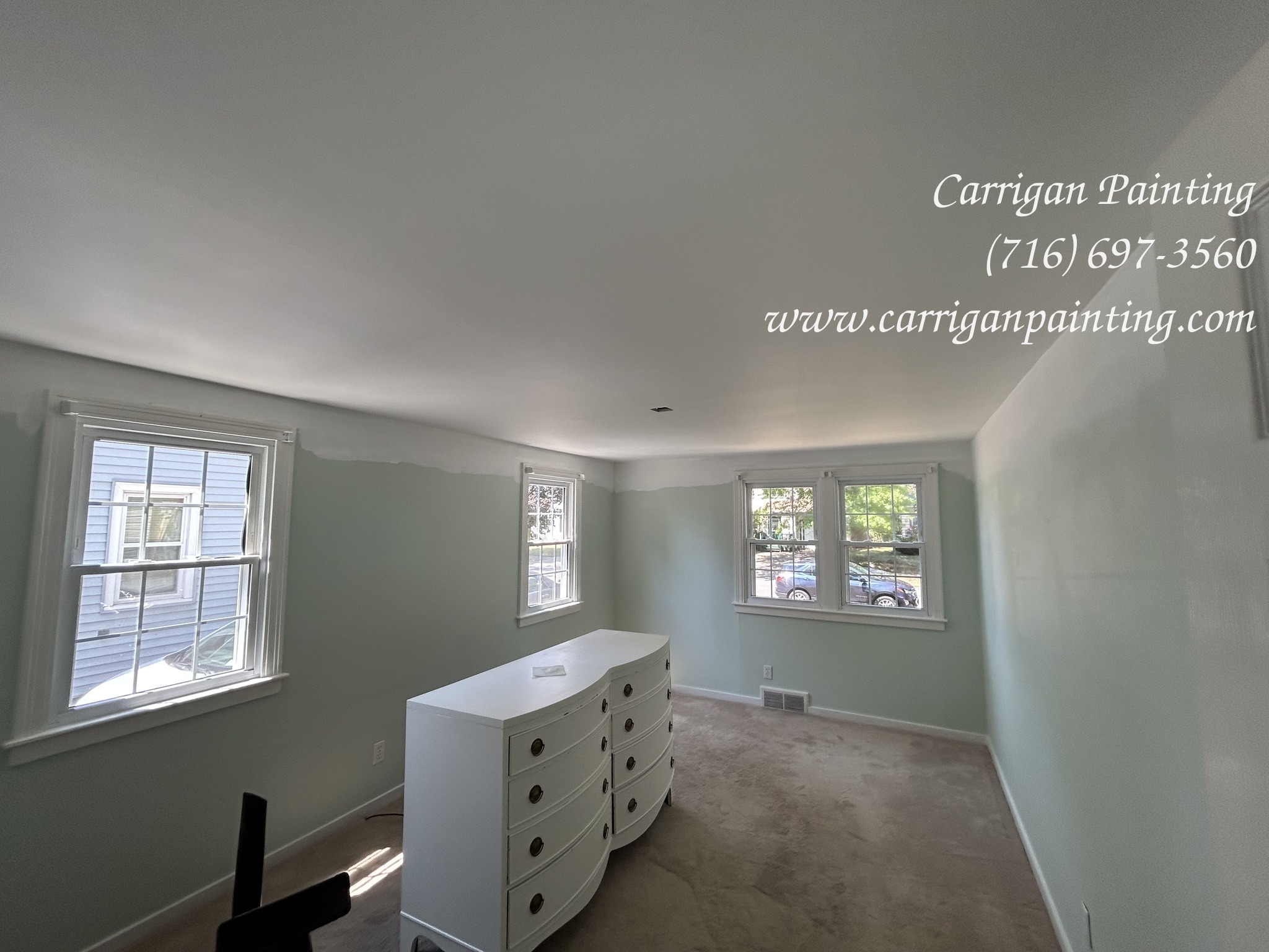 Finishing a New Drywall Ceiling in Tonawanda