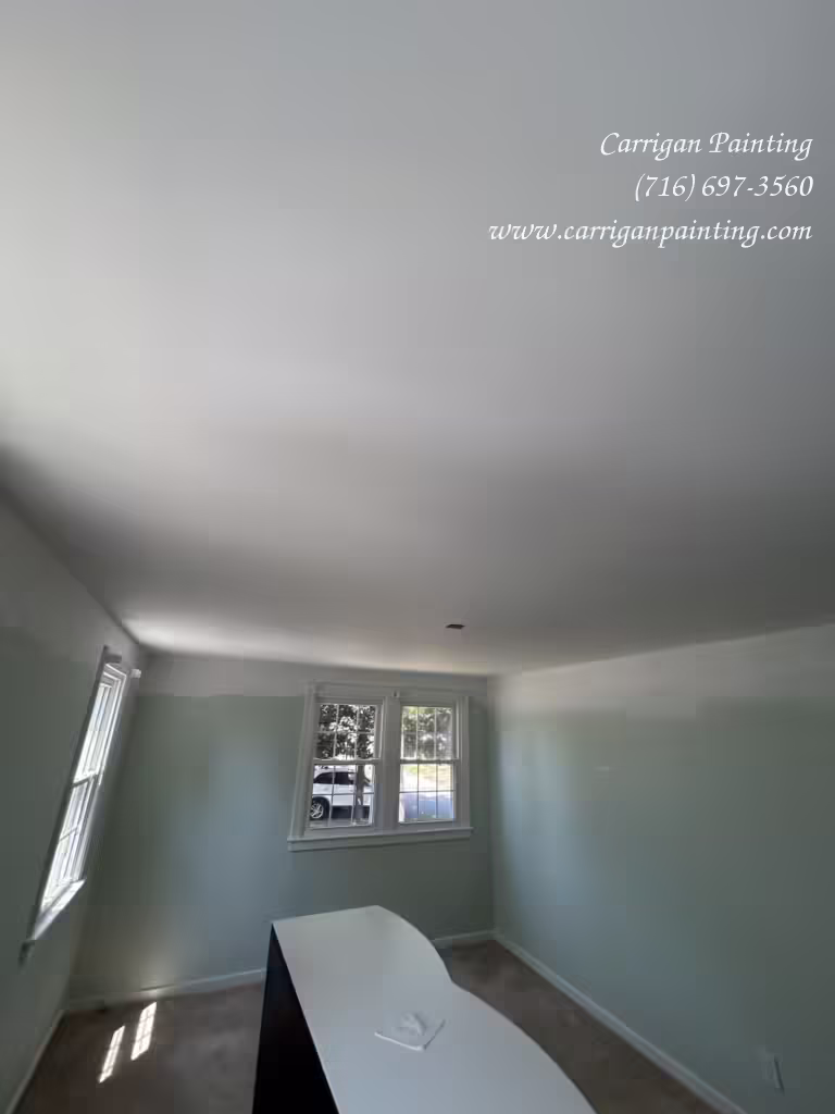 Finishing a New Drywall Ceiling in Tonawanda