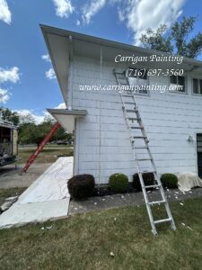 Exterior House Painting in Willliamsville NY.