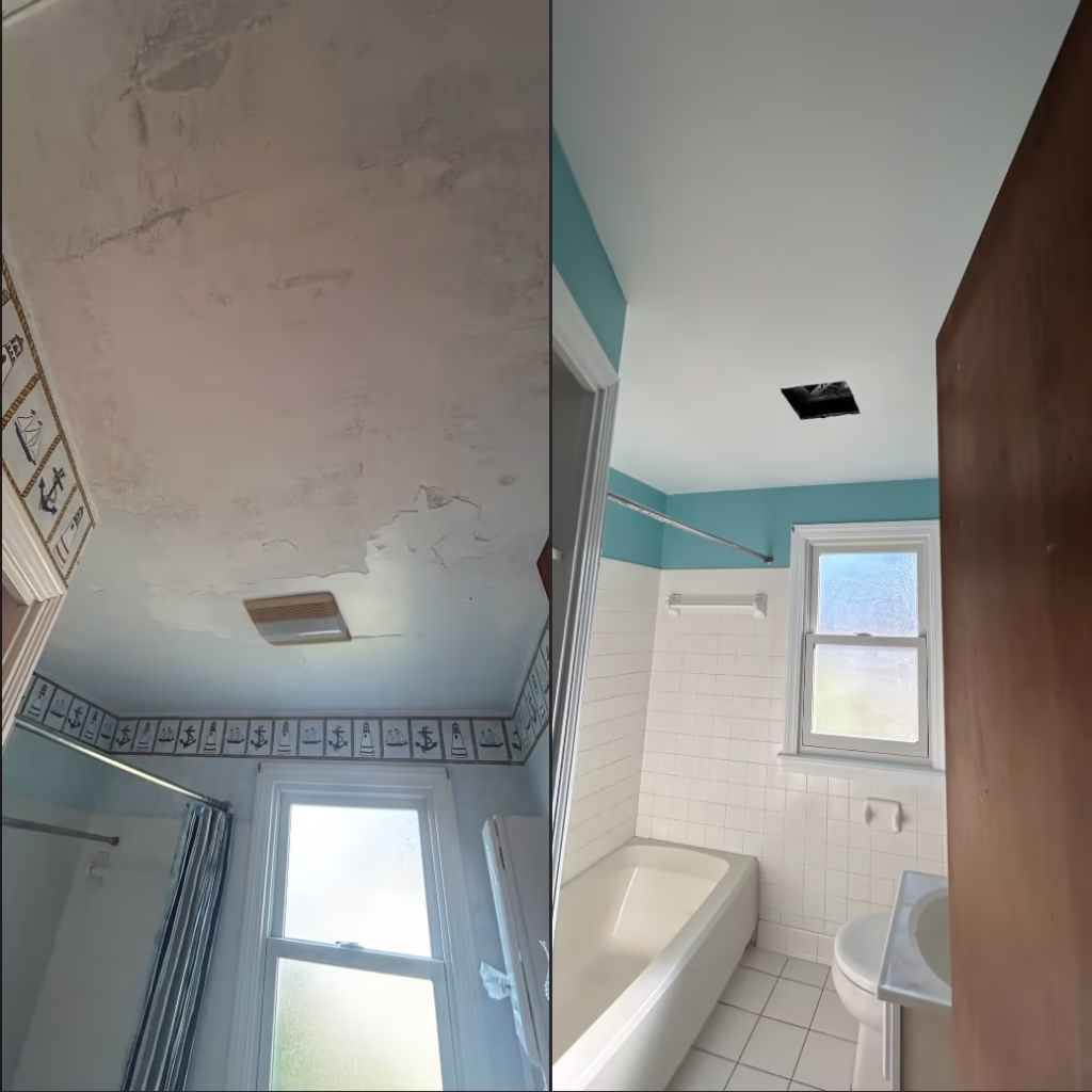 Bathroom & Bedroom Painting After Ceiling Repair in Kenmore NY - Part 2 18 Bathroom & Bedroom Painting After Ceiling Repair in Kenmore NY - Part 2