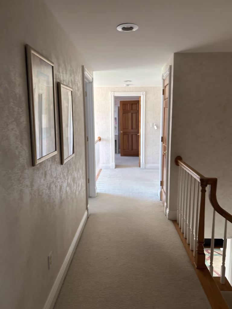 trim painting in hallway  in Woodwind Acres, Orchard Park, NY