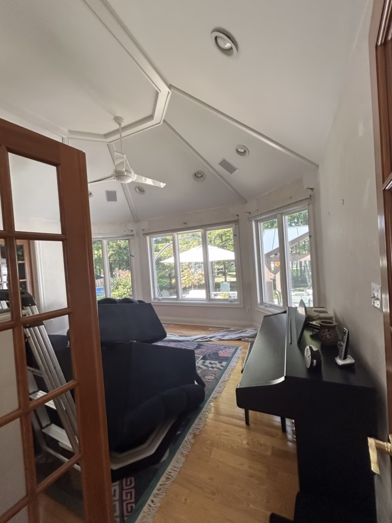 trim painting in playroom  in Woodwind Acres, Orchard Park, NY