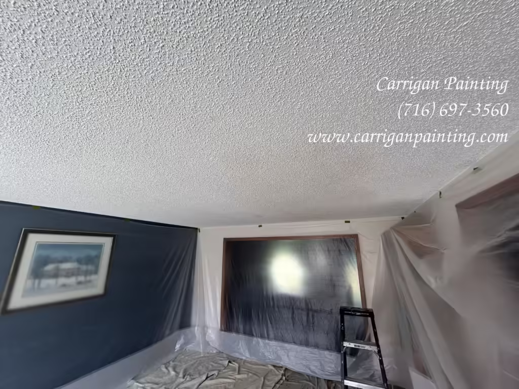 Popcorn Ceiling Repair in Cedar Ridge, West Seneca NY 5 Popcorn Ceiling Repair in Cedar Ridge, West Seneca NY