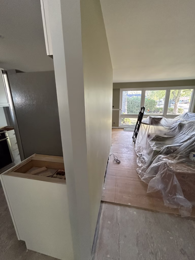 Drywall Restoration and Painting in Green Acres, Tonawanda, NY 23 Custom drywall work, detailed image of skill finishing drywall patchwork in Tonawanda NY
