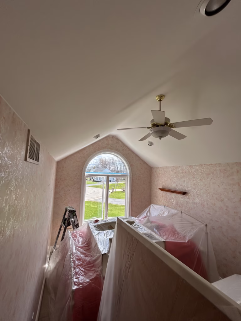 Ceiling Painting in Woodwind Acres, Orchard Park, NY - Part 1 2 Ceiling Painting in Woodwind Acres, Orchard Park, NY - Part 1