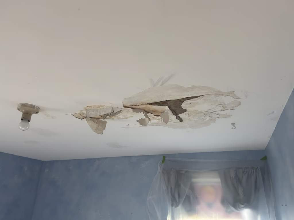 Water Damaged Plaster Repair in Kenmore 14217 – Part 1