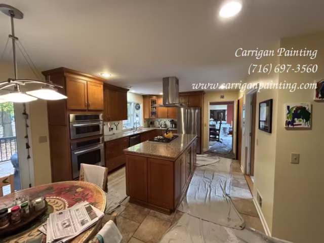 Before: Kitchen painting in Roxbury Park East Amherst 14051