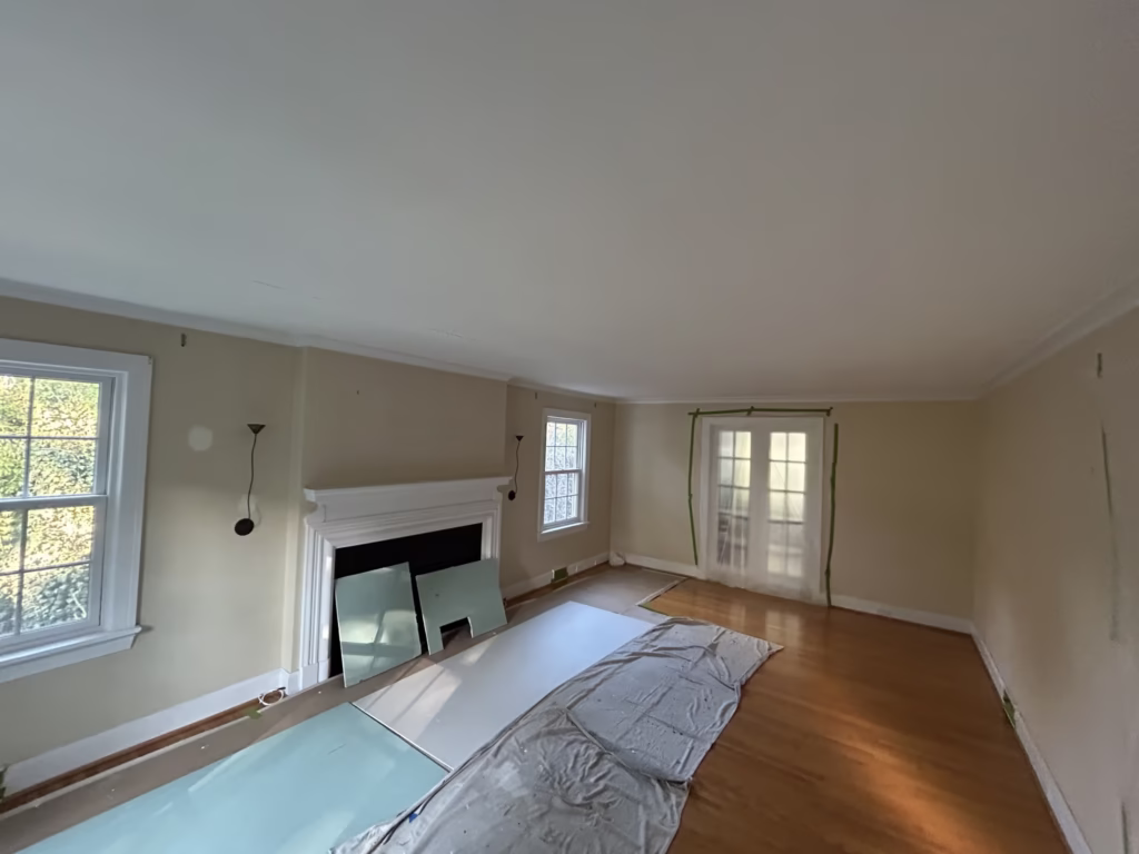 Emergency Plaster Ceiling Replacement in Snyder NY 6 Preparation for ceiling collapse in Snyder NY 14226
