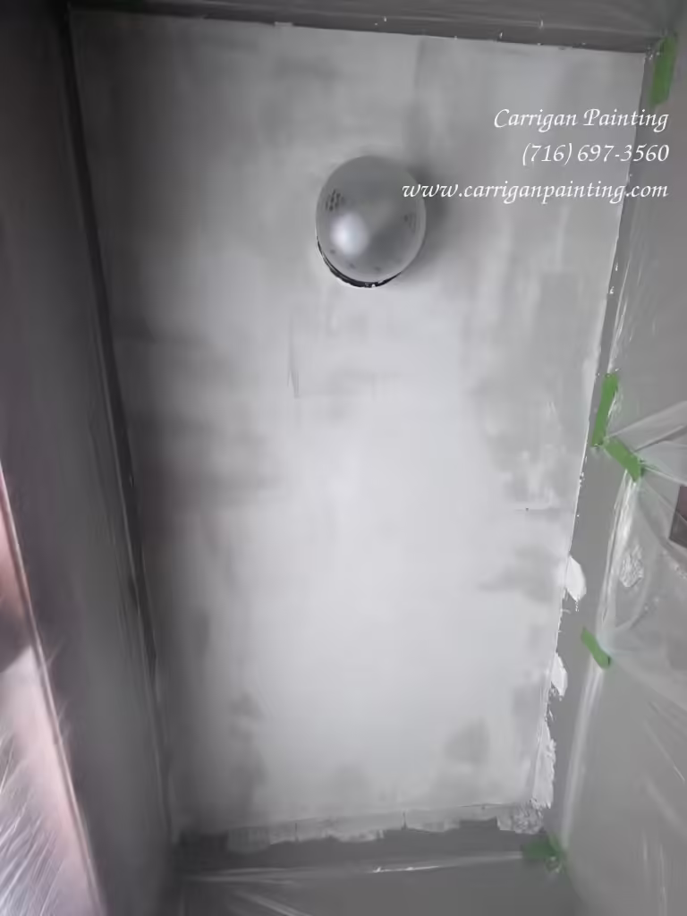 Ugly Plaster Ceiling Repair in North Tonawanda NY - Part 1 of 2