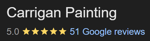 Carrigan Painting - 5 Star Rated - 50+ Reviews - 15 Years.