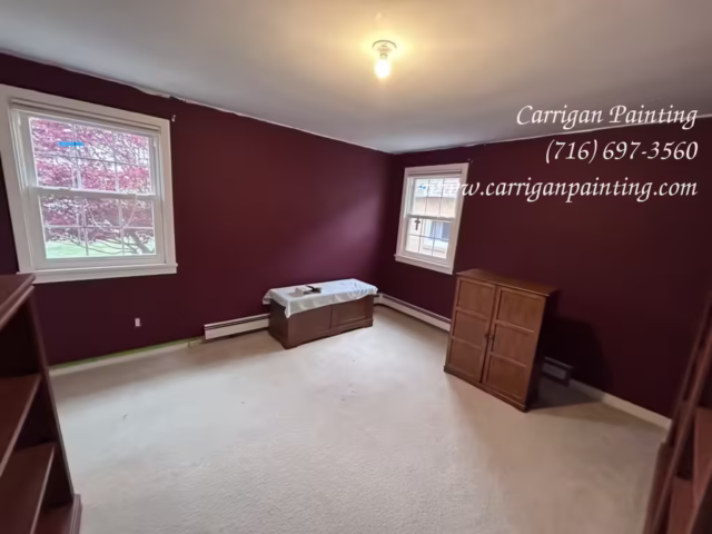 Library before painting