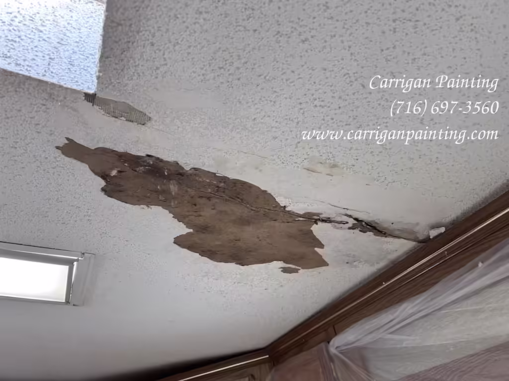 Akron NY 14001: Popcorn Ceiling repair
