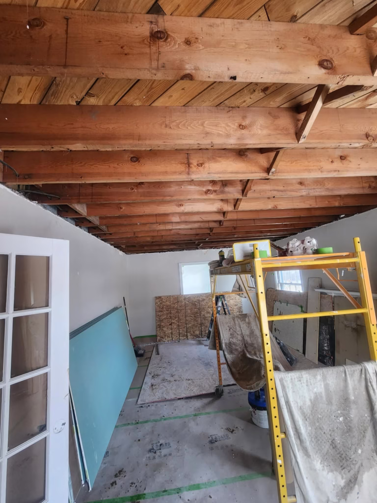 Plaster Ceiling Collapse and Restoration in Kenmore NY