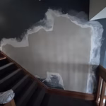 Plaster Bulge Repair and Painting in Akron NY - Part 1