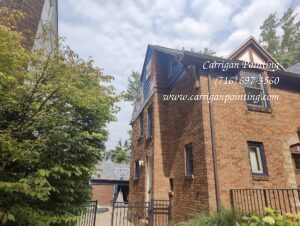 Exterior Tudor House Painting in Kenmore NY. - The Carrigan Archives Exterior Tudor House Painting in Kenmore NY.
