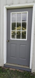 Exterior Door Restoration.