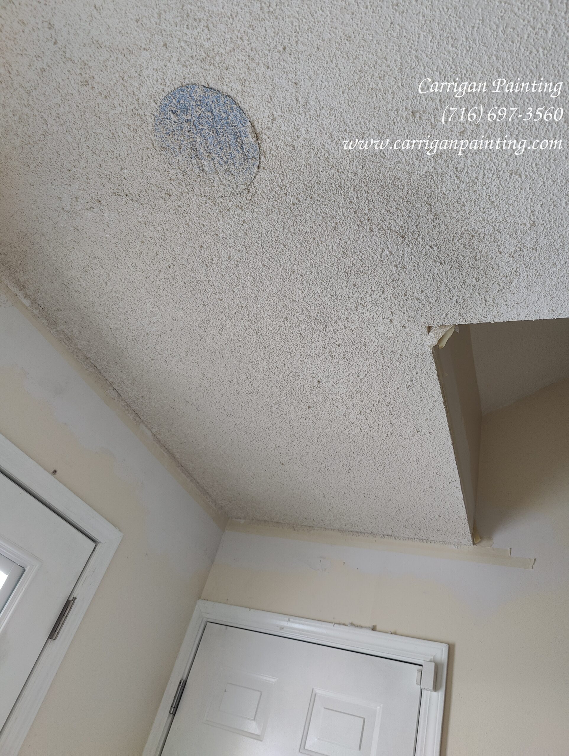 Drywall Ceiling Repaired and Painting