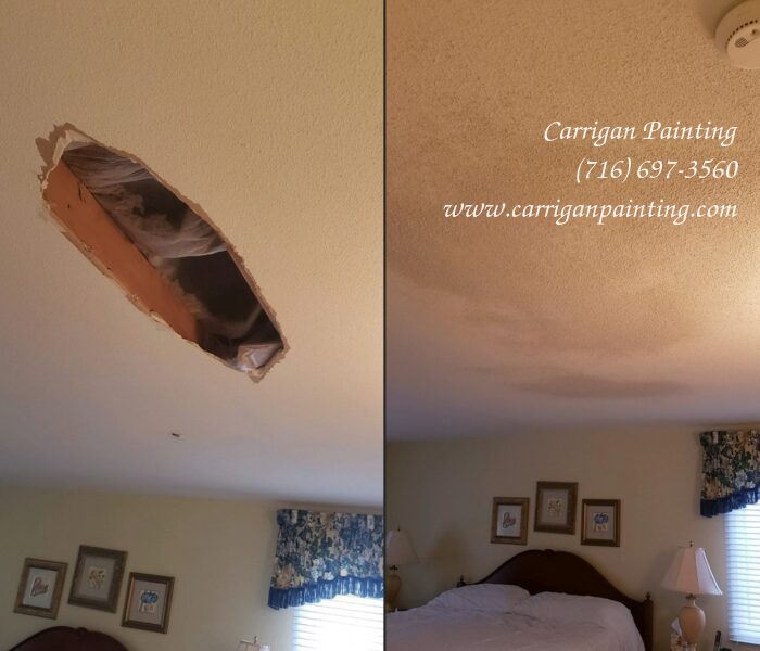 Bedroom ceiling repair