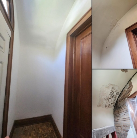 Plaster Repair Before and After