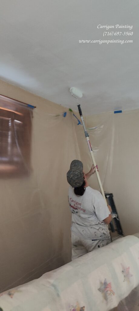 Small Plaster Ceiling Repair and Texture Matching