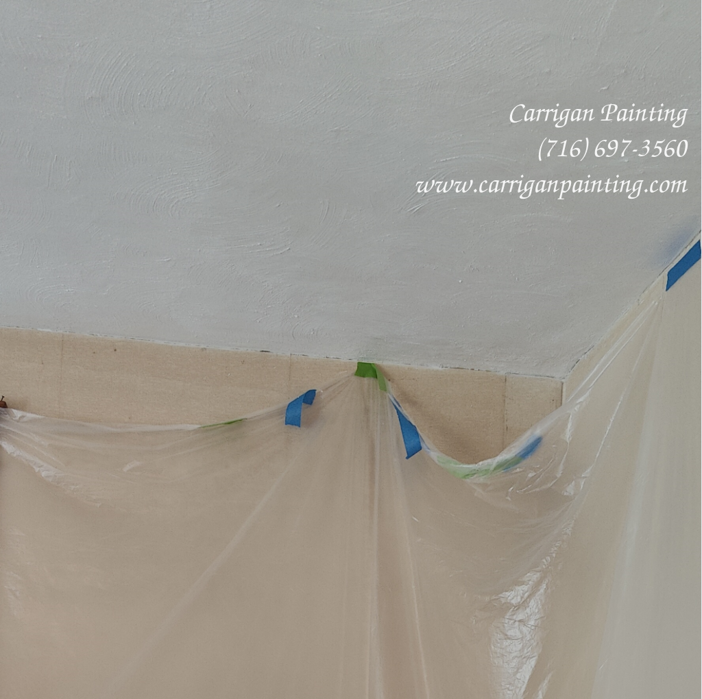 Small Plaster Ceiling Repair and Texture Matching